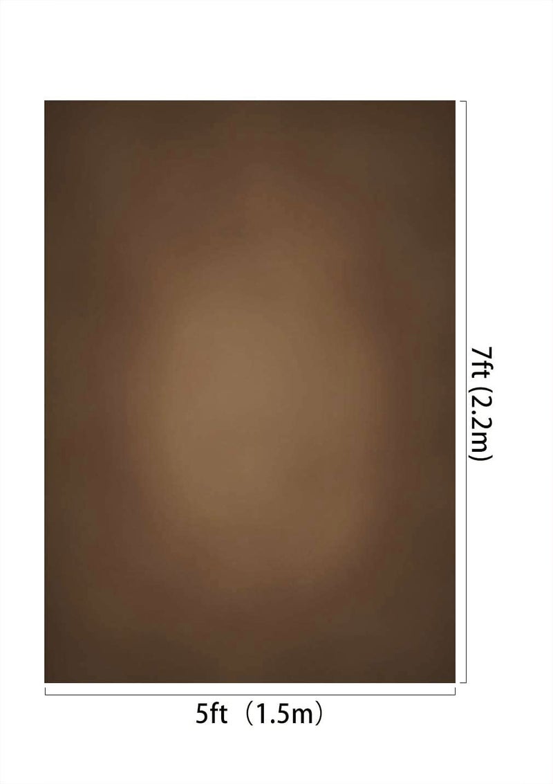 Kate Brown Backdrop 5x7ft Tan Headshot Backdrop Microfiber Photography Studio Props - Image 2